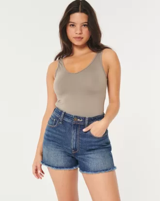 Ultra High-Rise Dark Wash Denim Mom Shorts,Ultra High-Rise Dark Wash Denim Mom Shorts Ultra High-Rise Dark Wash Denim Mom Shorts,Ultra High-Rise Dark Wash Denim Mom Shorts