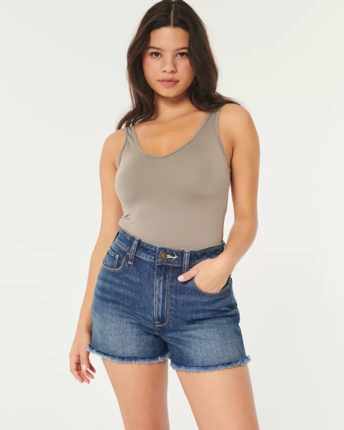 Ultra High-Rise Dark Wash Denim Mom Shorts,Ultra High-Rise Dark Wash Denim Mom Shorts Ultra High-Rise Dark Wash Denim Mom Shorts,Ultra High-Rise Dark Wash Denim Mom Shorts