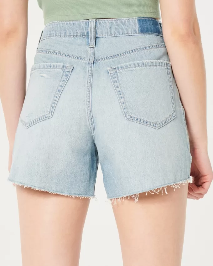 Ultra High-Rise Ripped Light Wash Denim Shorts 5″,Ultra High-Rise Ripped Light Wash Denim Shorts 5″ Ultra High-Rise Ripped Light Wash Denim Shorts 5″,Ultra High-Rise Ripped Light Wash Denim Shorts 5″