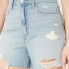 Ultra High-Rise Ripped Light Wash Denim Shorts 5″,Ultra High-Rise Ripped Light Wash Denim Shorts 5″ Ultra High-Rise Ripped Light Wash Denim Shorts 5″,Ultra High-Rise Ripped Light Wash Denim Shorts 5″