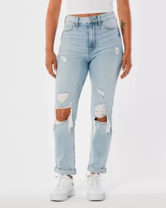 Ultra High-Rise Ripped Light Wash Mom Jeans,Ultra High-Rise Ripped Light Wash Mom Jeans Ultra High-Rise Ripped Light Wash Mom Jeans,Ultra High-Rise Ripped Light Wash Mom Jeans