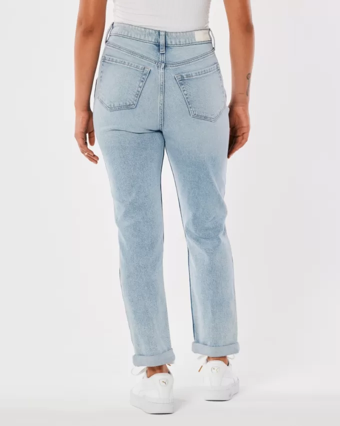 Ultra High-Rise Ripped Light Wash Mom Jeans,Ultra High-Rise Ripped Light Wash Mom Jeans Ultra High-Rise Ripped Light Wash Mom Jeans,Ultra High-Rise Ripped Light Wash Mom Jeans