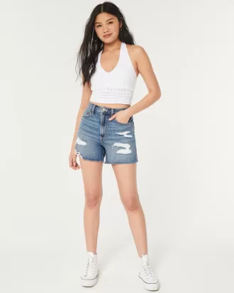 Ultra High-Rise Ripped Medium Wash 90s Denim Shorts 5″,Ultra High-Rise Ripped Medium Wash 90s Denim Shorts 5″ Ultra High-Rise Ripped Medium Wash 90s Denim Shorts 5″,Ultra High-Rise Ripped Medium Wash 90s Denim Shorts 5″