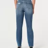 Ultra High-Rise Ripped Medium Wash Mom Jeans,Ultra High-Rise Ripped Medium Wash Mom Jeans
