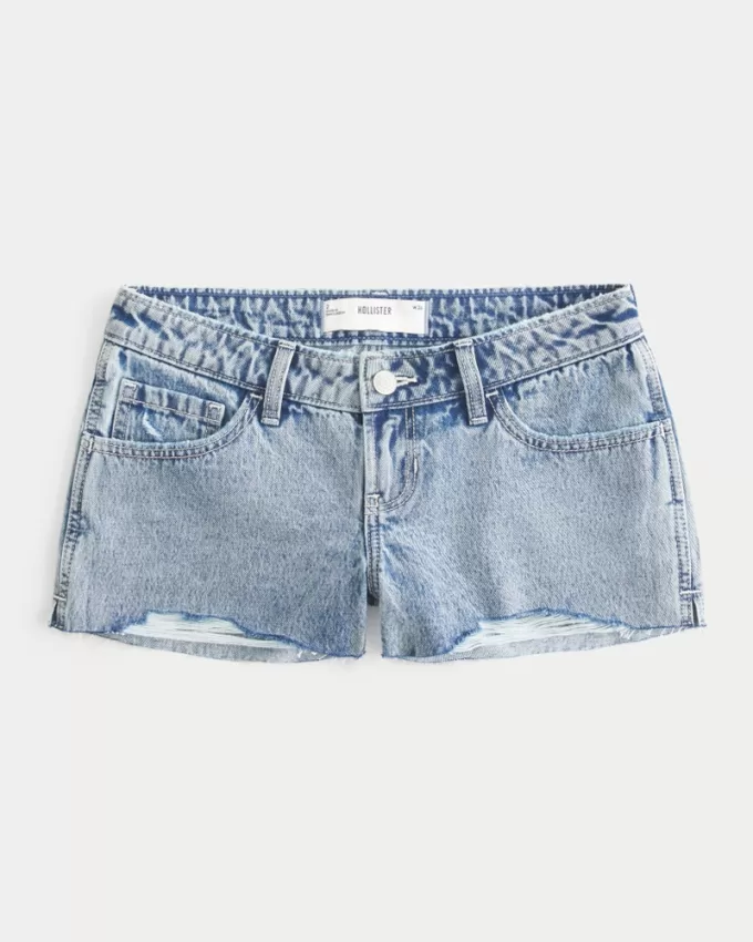 Ultra Low-Rise Light Wash Mini Denim Shorts,Ultra Low-Rise Light Wash Mini Denim Shorts Ultra Low-Rise Light Wash Mini Denim Shorts,Ultra Low-Rise Light Wash Mini Denim Shorts