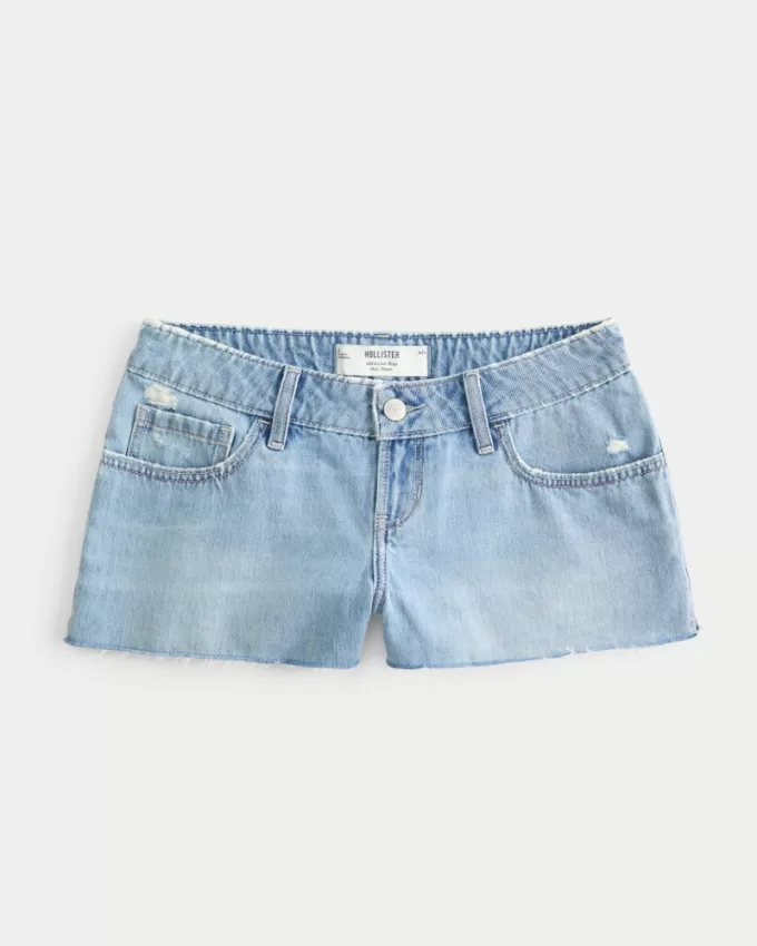 Ultra Low-Rise Ripped Medium Wash Mini Denim Shorts,Ultra Low-Rise Ripped Medium Wash Mini Denim Shorts Ultra Low-Rise Ripped Medium Wash Mini Denim Shorts,Ultra Low-Rise Ripped Medium Wash Mini Denim Shorts