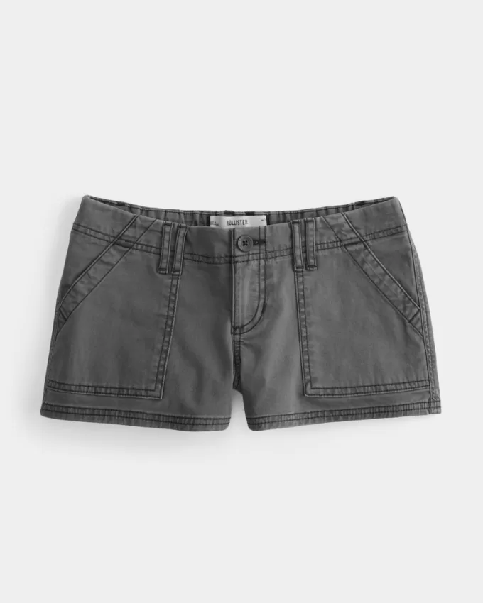 Ultra Low-Rise Twill Mini Shorts,Ultra Low-Rise Twill Mini Shorts Ultra Low-Rise Twill Mini Shorts,Ultra Low-Rise Twill Mini Shorts
