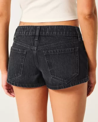 Ultra Low-Rise Washed Black Mini Denim Shorts,Ultra Low-Rise Washed Black Mini Denim Shorts Ultra Low-Rise Washed Black Mini Denim Shorts,Ultra Low-Rise Washed Black Mini Denim Shorts