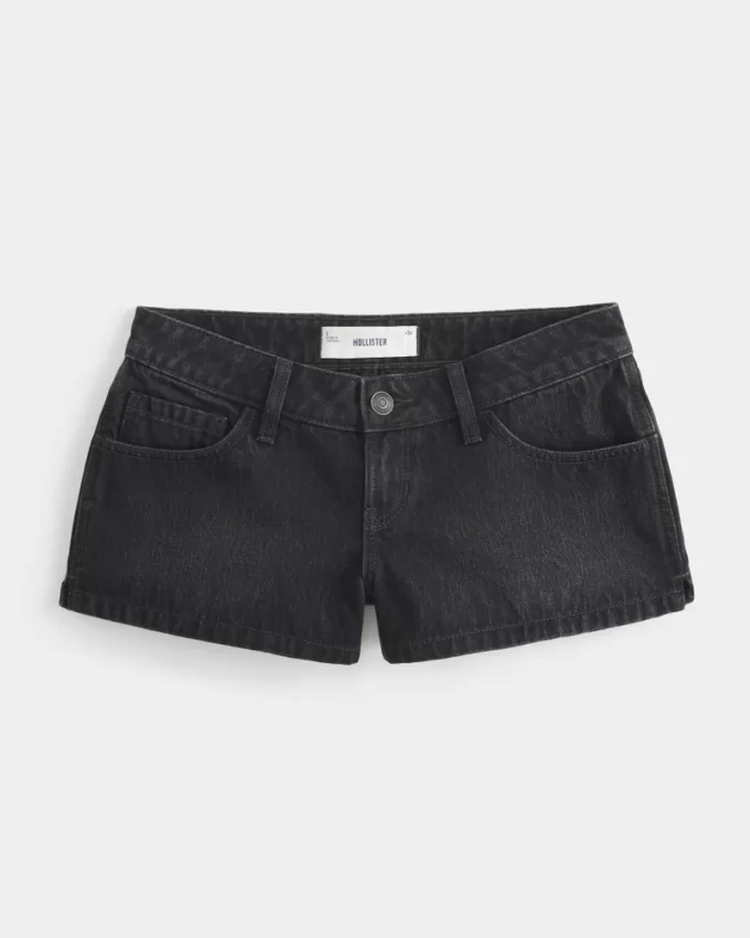 Ultra Low-Rise Washed Black Mini Denim Shorts,Ultra Low-Rise Washed Black Mini Denim Shorts Ultra Low-Rise Washed Black Mini Denim Shorts,Ultra Low-Rise Washed Black Mini Denim Shorts