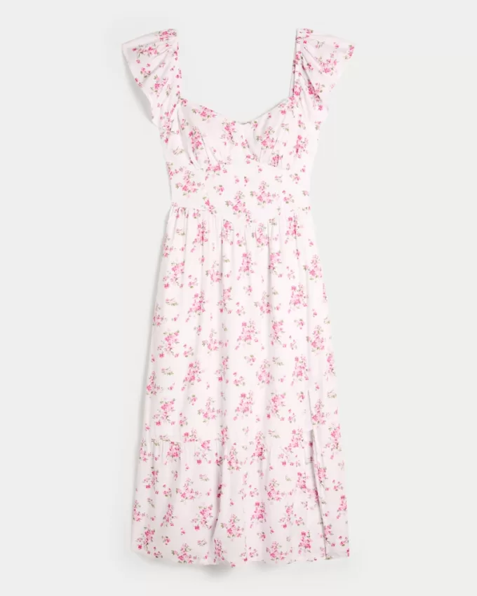 V-Waist Open Back Midi Dress,V-Waist Open Back Midi Dress V-Waist Open Back Midi Dress,V-Waist Open Back Midi Dress