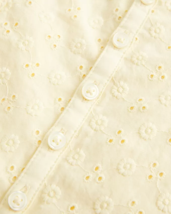 Voile Button-Through Blouse,Voile Button-Through Blouse