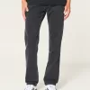 Washed Black Slim Straight Jeans,Washed Black Slim Straight Jeans