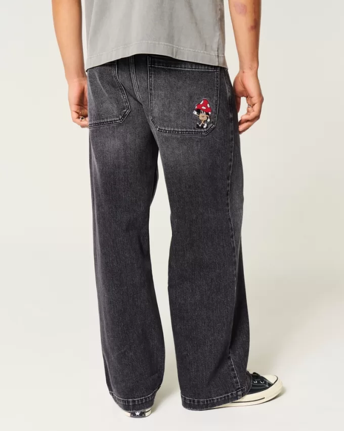 Washed Black Super Baggy Jeans,Washed Black Super Baggy Jeans Washed Black Super Baggy Jeans,Washed Black Super Baggy Jeans