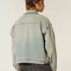Washed Denim Jacket,Washed Denim Jacket